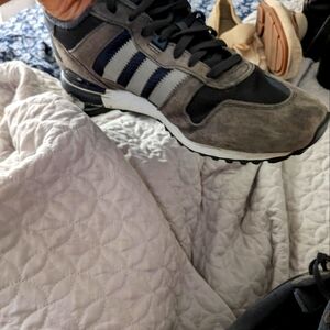 Adidas size 9.5 blue and Gray color in fair condition